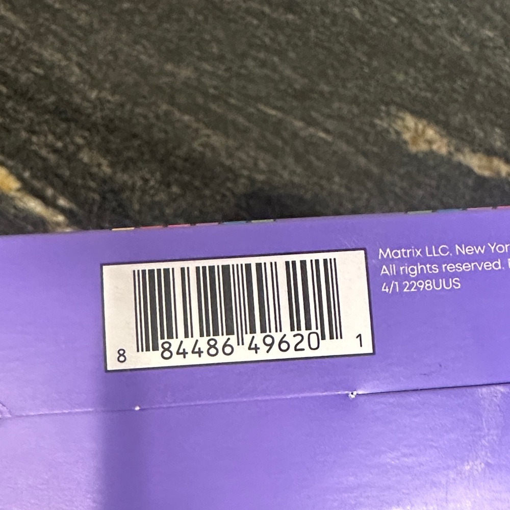 Matix Purple Product Packaging - Picture 2 of 4